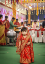 বেবি কাতান বেনারসি শাড়ি