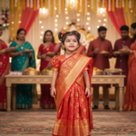 বেবি কাতান বেনারসি শাড়ি