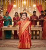 বেবি কাতান বেনারসি শাড়ি