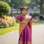 কাঞ্জিপুরম  বেবি রেডি শাড়ি